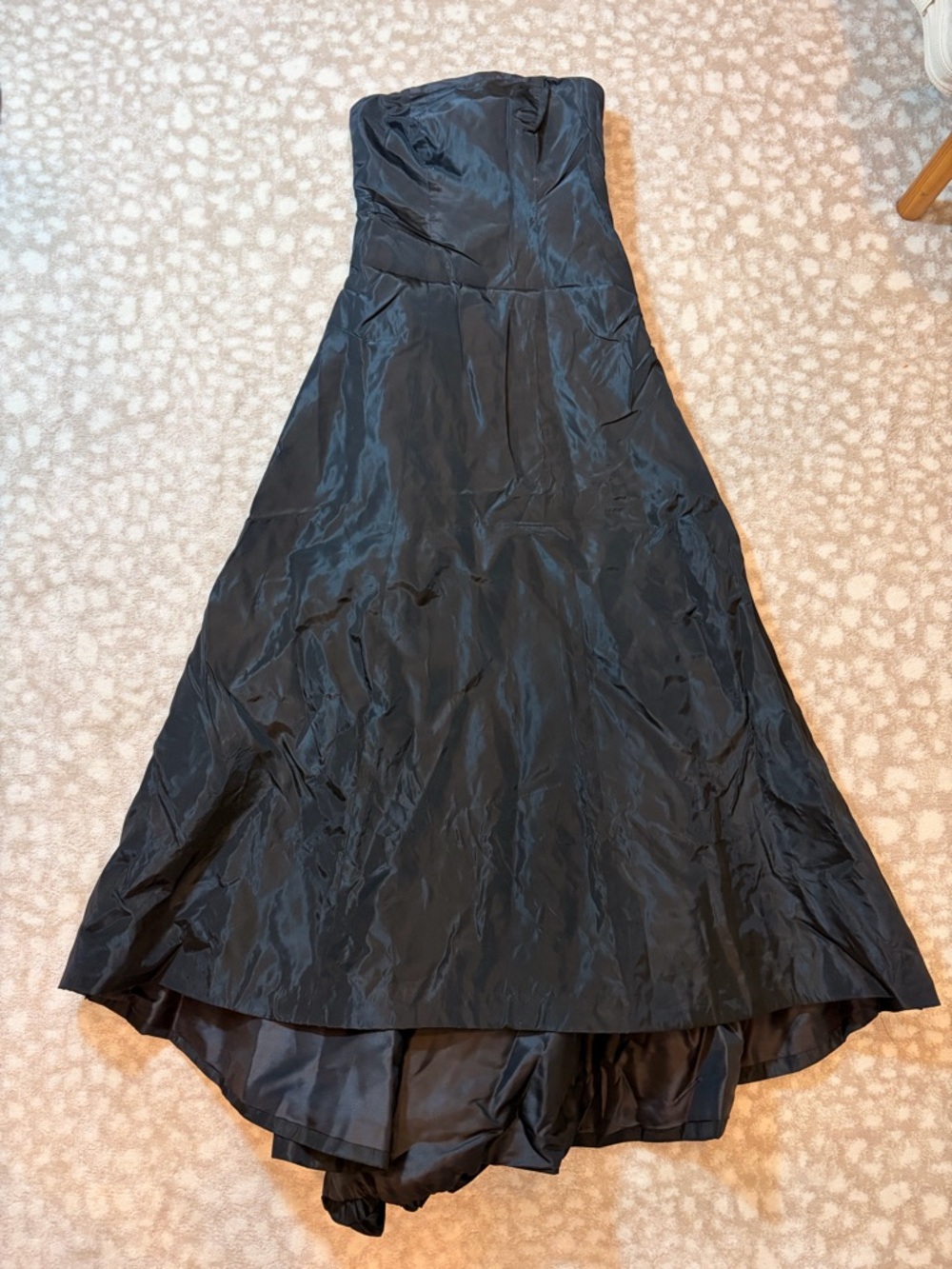 Vera Wang Black Strapless vintage gown
